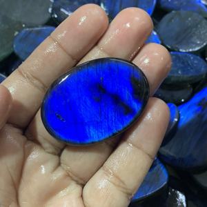 Piedra de fuego de piedras preciosas sueltas de labradorita natural de oro llamativo azul con certificado IGI - Product Image 4