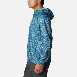 Chaqueta Cortavientos con Capucha para Hombre, Ligera, Impermeable, Informal de Invierno, con Cierre Frontal, Transpirable, Cómoda para Uso Diario - Product Image 4
