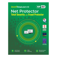 Net Protector Total Security 2026 Antivirus |   1 Usuario |   Suscripción de 2 Años |   Protección de IA ZeroV DeepLearn |   para |   Stock |