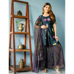 Conjunto de Traje de Chifón Terk Black Bandhej en Talla XS - Product Image 4