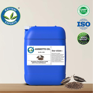 Aceite esencial de semilla de ambretta (Abelmoschus moschatus) de grado aromaterapéutico, destilado al vapor, formulación cosmética por Katyani Exports - Product Image 4