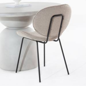 เก้าอี้รับประทานอาหารของ vandana Zentrix Maxima greige มีการออกแบบตามหลักสรีรศาสตร์ที่ทันสมัยและความสะดวกสบายระดับพรีเมียม - Product Image 5