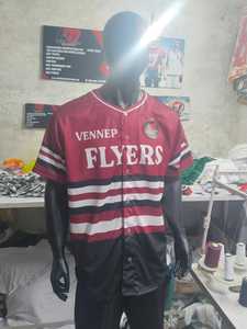 Ropa Deportiva de Moda 2025, Jersey de Béisbol con Botones, Ropa Deportiva de Alta Calidad con Diseño de Sublimación con Logotipo del Equipo - Product Image 6
