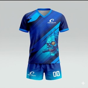 Uniforme de Pickleball de Verano para Hombre, 100% Poliéster, Anti-UV, Manga Corta, Cuello Redondo, Impresión por Transferencia de Calor, Nombre del Equipo Personalizado, Logotipo Frontal - Product Image 2