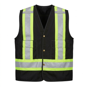 Nouvelle arrivée, veste de travail haute visibilité, logo personnalisé, respirante, séchage rapide, unisexe, avec poches, en vente en ligne, en gros - Product Image 5
