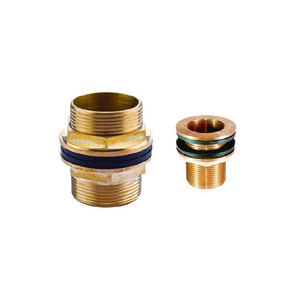Brass Water Tank Connector with GHT Male and NPT Female Threads for Garden <b>Hose</b> Connections - Product Image 2