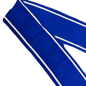 Écharpe longue rétro en acrylique tricoté Sigma Phi Beta avec poches chauffe-mains, réversible, à pompons, unisexe, pour fans, hiver, université, école - Product Image 5