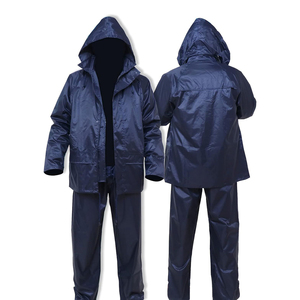 Wholesale Waterproof Rain Coat Suit Outdoor Cycling Motorcycle Raincoat Adult Mens Rain <b>Jacket</b> and Pants Set - Product Image 2