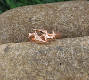 Rose Gold Plated Band <b>Ring</b> 925 Sterling Silver <b>Plain</b> Wedding Band Minimalist Stackable <b>Ring</b> Wholesale Jewelry Manufacturer - Product Image 5
