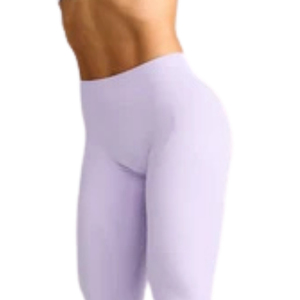 <b>Women's</b> High Waist Seamless Fitness <b>Leggings</b> Stretchy Breathable Yoga Gym Training Running Sports Tights with Gray Logo - Product Image 2