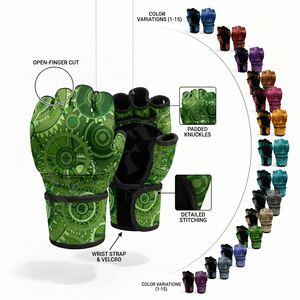Ropa Deportiva, Ropa de Artes Marciales, BJJ NO GI, Ropa para Exteriores, Equipo de Kickboxing, Guantes de Sparring, Guantes de Fitness, Guantes de Levantamiento de Pesas, OEM - Product Image 1