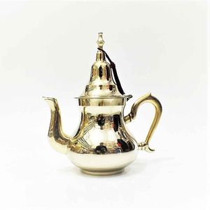 Luxury floral <b>metal</b> <b>teapot</b> classic hosting centrepiece handcrafted Arabic kettle premium decorative accessory elegant tradition - Product Image 2