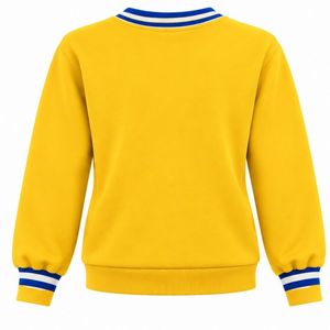 Suéter de Cuello Redondo para Mujer, Personalizado con Letra Bordada, Tejido Suave, Manga Larga, Estilo Casual para Hermandades y Campus - Product Image 2