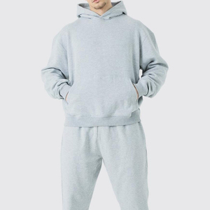 ชุดวอร์ม Infield Gear สีเทาอ่อนแบบมีฮู้ด 2 1 สไตล์สตรีทแวร์ ลายเรขาคณิต ความยาวเต็มตัว ผ้าฝ้าย 100% ชุดลำลอง - Product Image 5
