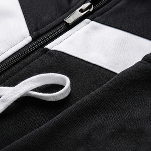 Conjunto Deportivo de Dos Piezas para Hombre, Estilo Vintage, con Logotipo Personalizado, Chaqueta con Cierre Completo y Pantalones para Correr, Entrenamiento Atlético - Product Image 6