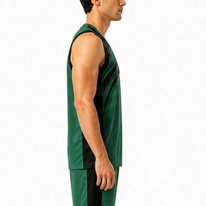 Camiseta de Baloncesto Elegante con Diseño sin Mangas, Absorbe la Humedad, Personalizada para Entrenamientos, Partidos y Actividades Deportivas - Product Image 6