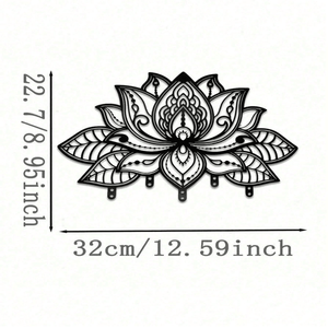 CIFbuy Sleek Metal <b>Wall</b> Mounted <b>Key</b> & Mail Organizer with <b>Hooks</b> Entryway Storage for TikTok & for Temu Pick Service - Product Image 6