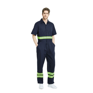 Ropa de trabajo de diseño personalizado para hombres, ligero, resistente al fuego, con chaqueta de soldadura y pantalones cargo transpirables, fábrica FMF - Product Image 1