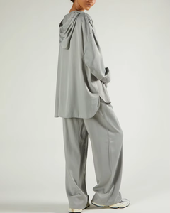 Ensemble de sport modeste grande taille de qualité supérieure pour femme avec fermeture éclair et poches, tenue de sport musulmane à séchage rapide et protection UPF30 - Product Image 5