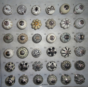 Boutons de porte et de placard en céramique modernes avec projection pour toutes les occasions - Product Image 3