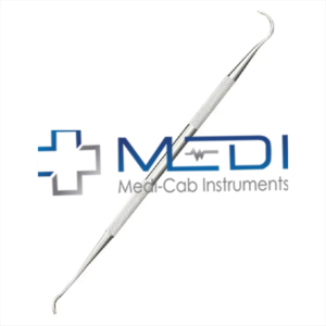 Sonde chirurgicale dentaire MediCab Instruments, moletée, argentée, manuelle, instrument de classe I, certifiée CE, résistante à la rouille, autoclavable - Product Image 5