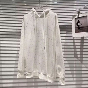 Sudadera con Capucha Personalizada con Logotipo, Estilo Y2K, con Pedrería, de Lujo, Brillante, con Cristales, Unisex, de Felpa, para Hombre y Mujer - Product Image 5