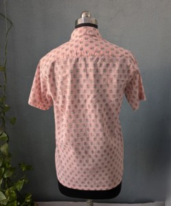 Camisa Casual de Manga Corta con Estampado Floral Rosa para Hombre, Cuello Clásico, 100% Algodón, Transpirable, de Secado Rápido, Ecológica, Estilo Verano ODM - Product Image 4