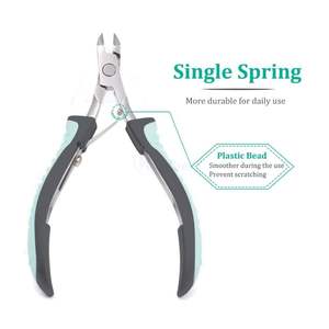 Cortacutículas Ergonómico con Mango Suave, Profesional, Mango Azul, Acero Inoxidable, Herramienta de Manicura de Grado Profesional - Product Image 2