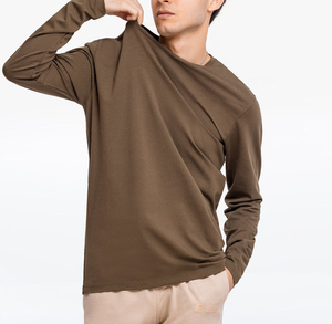 T-shirt d'été personnalisé, coupe ajustée, col rond, couleur unie, de qualité supérieure, tendance et à la mode, idéal pour le sport et la gym - Product Image 3