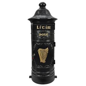 Cylindrical Pillar Ground Mount Ireland <b>Posts</b> Holder <b>Box</b> Green Coated Handmade Custom Letter <b>Box</b> & Mailbox For Farmhouse - Product Image 4