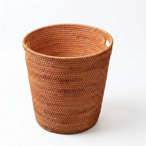 Laundry Basket Rattan Best Selling Handmade Woven Wicker Storage Organizer for Home Organization Wholesale Supplier from Vietnam - Product Image 6