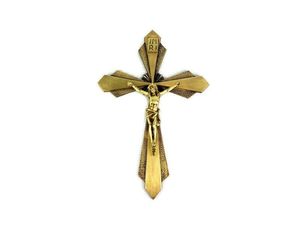 Boîte à croix en laiton de qualité supérieure avec finition antique, élégante boîte de rangement pour bijoux chrétiens, pour cadeaux religieux spéciaux - Product Image 4