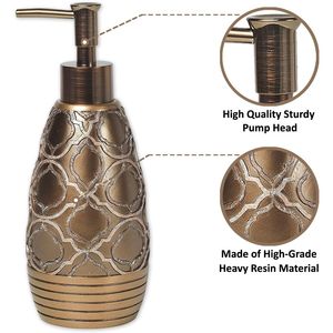 Set Moderno di 4 Accessori per Bagno con Dispenser Sapone, Bicchiere, Portaspazzolino e Portasapone per Uso Domestico - Product Image 2