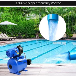 Pompa d'Acqua da Giardino 1200 W per Pozzi Poco Profondi, Irrigazione Pressurizzata, Pompa per Piscina - Product Image 1