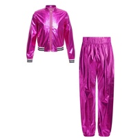 Tenue de danse pour enfants de 6 à 16 ans, tenue de danse pour l'entraînement, ensemble de danse pour filles, hip-hop, jazz, costumes de danse pour enfants