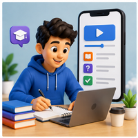 Aplicación Móvil de Entrenamiento y Coaching, Cursos en Línea, Certificaciones, Plataformas LMS, Versión de Internet, Multi-idioma, IOS/Linux/Mac