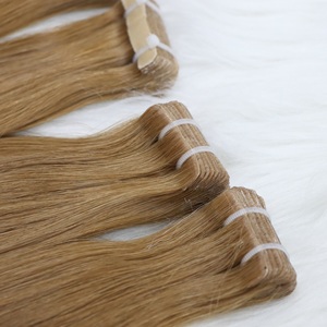 Extensiones de Cabello Humano Virgen Vietnamita con Cinta Invisible para Mujer, Doble Trama a Máquina, 100g, Liso Natural Sin Costuras - Product Image 2