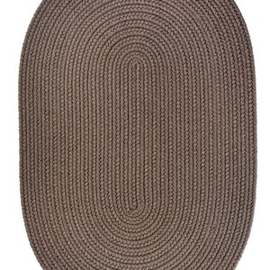 Alfombra Ovalada de Yute Trenzado, Color Sólido, Estilo Moderno, Base de Goma Antideslizante, para Sala de Estar - Product Image 6