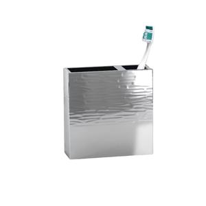 Fancy Metal <b>Toothbrush</b> <b>Holder</b> Modern Wavy Stainless Steel Bath Accessory For Home & Hotel Bathroom Storage Wholesale Price - Product Image 1