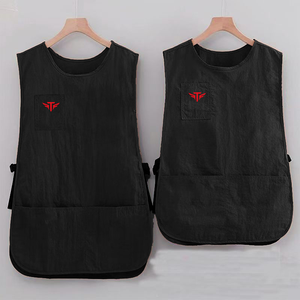 Tablier de coiffeur sans manches imperméable pour cuisine, peinture et travail, avec poches, tablier de barbier imperméable - Product Image 1