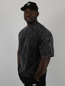 เสื้อยืดผู้ชาย ผ้าฝ้าย 100% พิมพ์ลาย ล้างสีแบบแอซิดวอช สไตล์สตรีทแวร์ ลายกราฟิกแบบกำหนดเอง วินเทจ ล้างสีแบบแอซิดวอช - Product Image 3