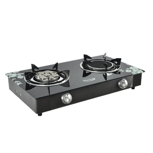 GAS <b>STOVE</b> Portable Infrared+Turbo 2-Burner GL-702TI LPG/Natural Glass/Ceramic Knob Safe for Home/Hotel/Restaurant/Cooker Use - Product Image 2