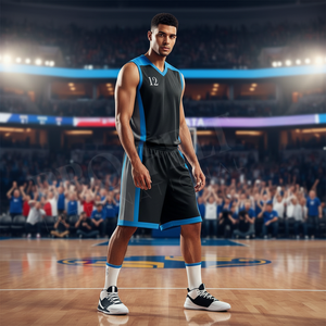 Uniforme de basket-ball professionnel de haute qualité pour hommes, OEM ODM, vêtements d'équipe personnalisés sublimés, vêtements de sport à séchage rapide, fabricant - Product Image 3