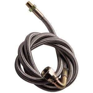 Kit de conduite d'alimentation en huile Turbo à 90 degrés 41 pouces 1/8 NPT 4AN pour moteurs Nissan Z4 LC MAX International 4.2L T3 T4 T04E T70 T60 T61 - Product Image 5