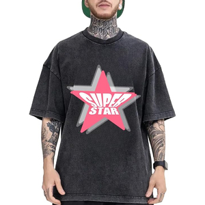 Custom Mens <b>Acid</b> <b>Wash</b> <b>T</b> <b>Shirt</b> 100% Cotton Oversized Plus Size Graphic <b>t</b> <b>Shirts</b> Print Logo Vintage <b>T</b> <b>Shirt</b> for Men - Product Image 2