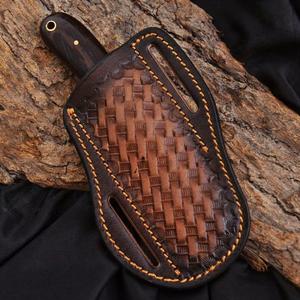 Cuchillo de Caza Nórdico Forjado a Mano de 7 Pulgadas con Madera de Wenge y Turquesa, Hoja Fija de Grado Industrial para Exteriores - Product Image 4