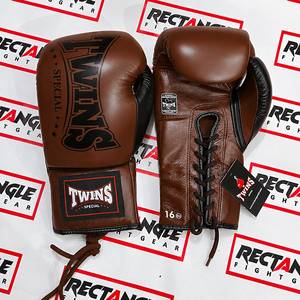 Twins Boxing Gloves Muay Thai Lace Up Training Gloves Sparring Gloves Custom Fight Gear Wholesale OEM ODM Professional Gloves - Product Image 1