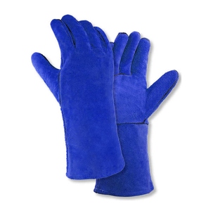 Guantes de Soldadura de Cuero Vacuno de Primera Calidad, Resistentes al Fuego, Resistentes a la Abrasión, Guantes para Asar a la Parrilla - Product Image 2