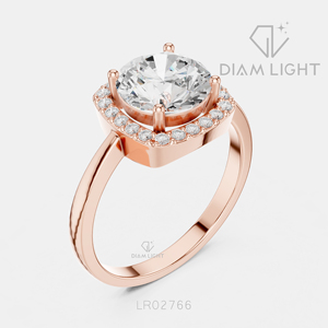 Bague de fiançailles en or blanc 14 carats avec diamant de laboratoire de 1,87 carat, couleur F+, clarté VS+, coupe ronde, bague de fiançailles et de mariage certifiée IGI - Product Image 4