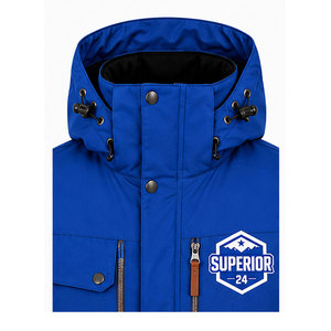 OEM Men's Thermal Parka <b>Jacket</b> Featuring Durable <b>Waterproof</b> Polyester Fabric, Insulated Filling and Street Fashion Designs - Product Image 3